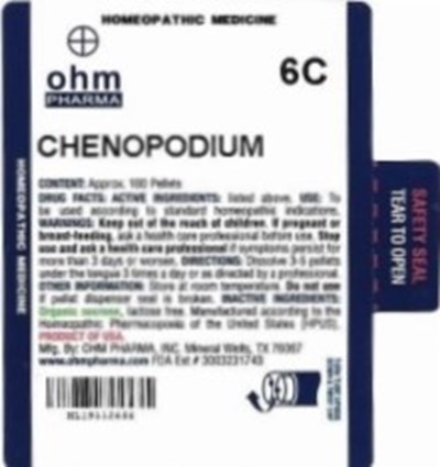 Md Label (Chenopodium   Md Tube Label)